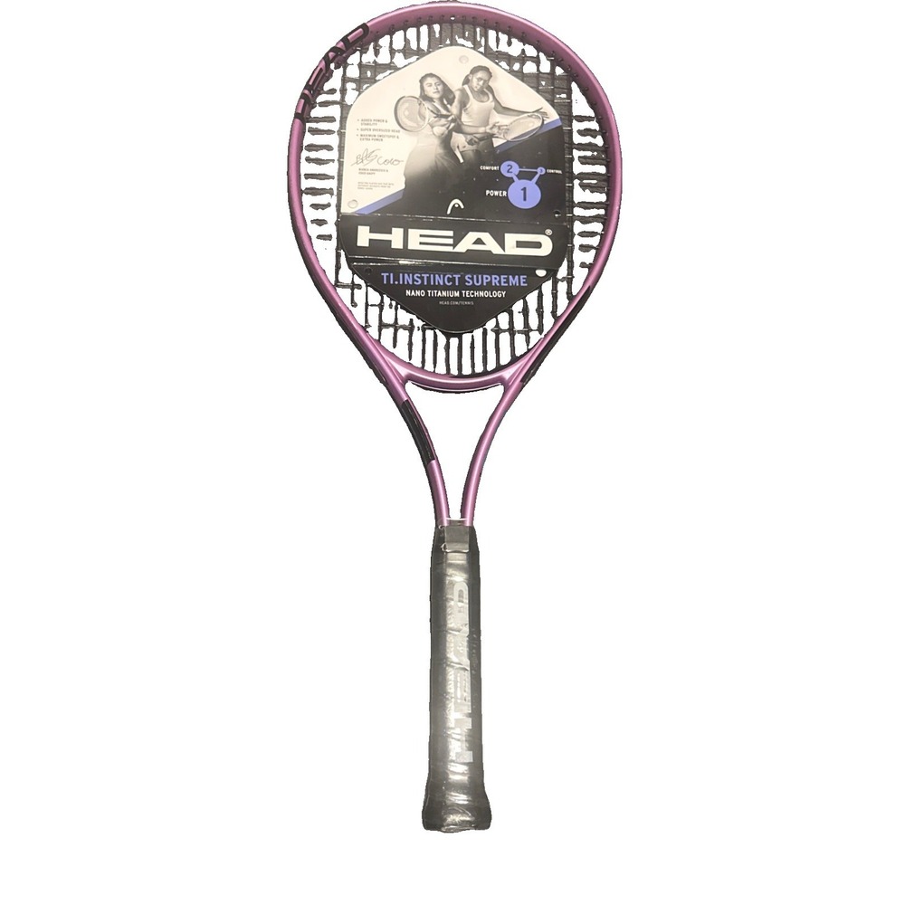 HEAD Ti. Instinct Supreme Tennis Racquet, Purple - Nano Titanium Technology